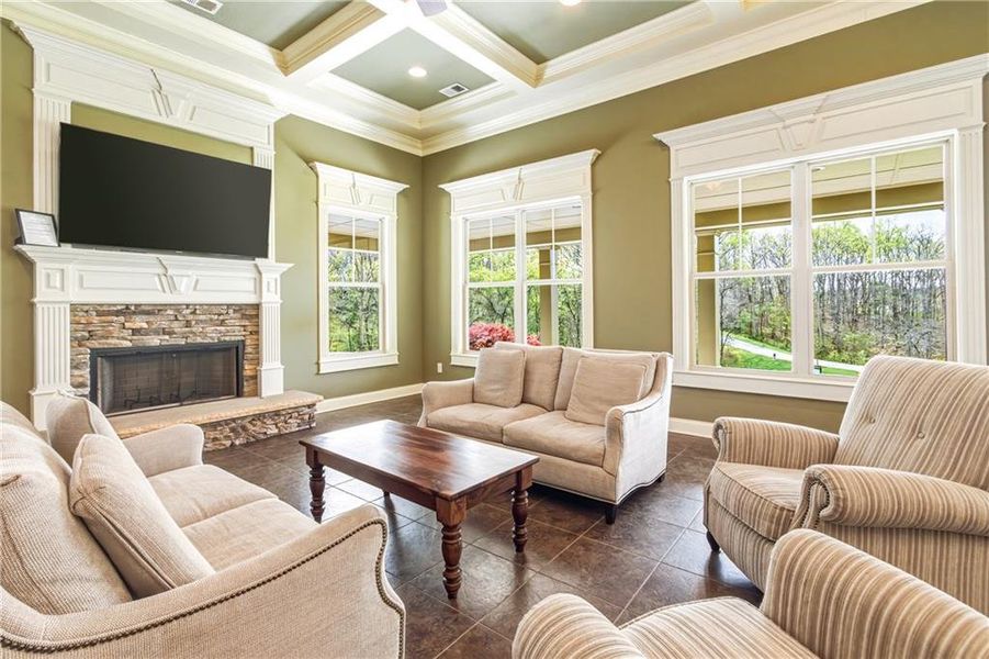 Furnished interior view inside a new home in , Blairsville (Image 62).