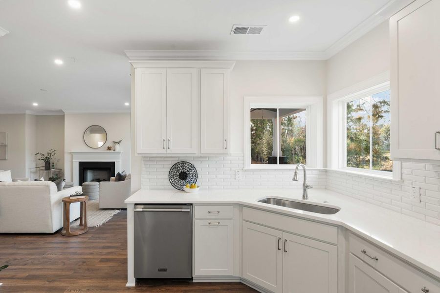 Furnished interior view inside a new home in , Charleston (Image 11).