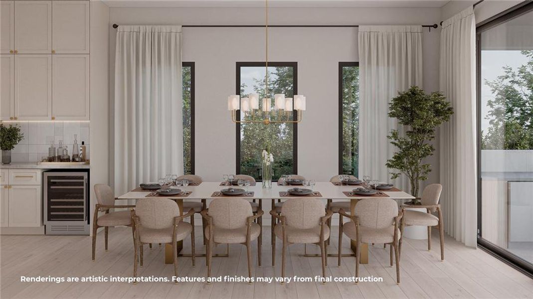 Furnished interior view inside a new home in , Winter Park (Image 5). Furnished interior view inside a new home in , Winter Park (Image 5).
