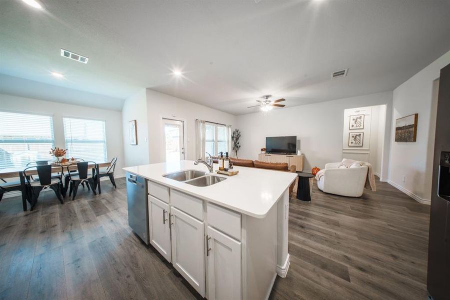 Furnished interior view inside a new home in , Aubrey (Image 11). Furnished interior view inside a new home in , Aubrey (Image 11).