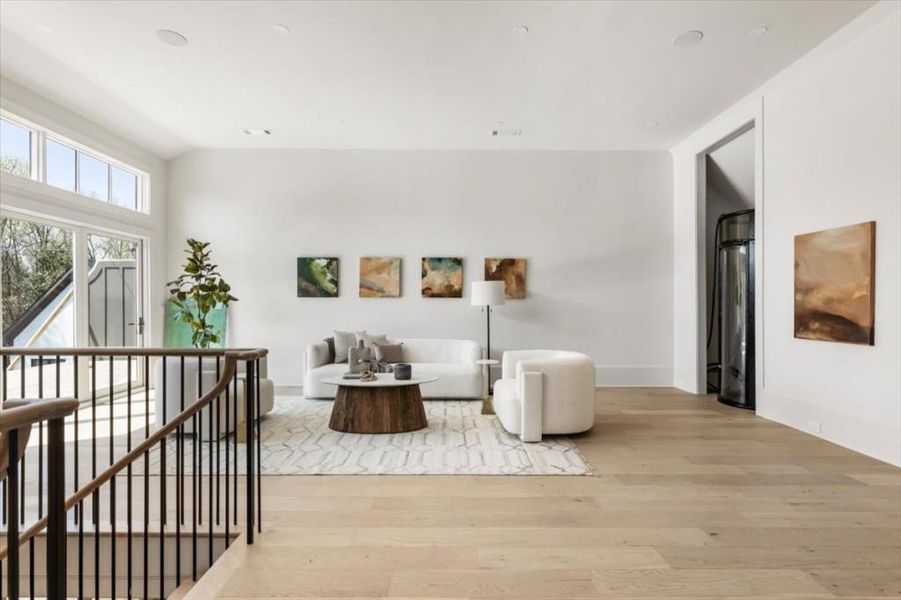 Furnished interior view inside a new home in , Alpharetta (Image 62).