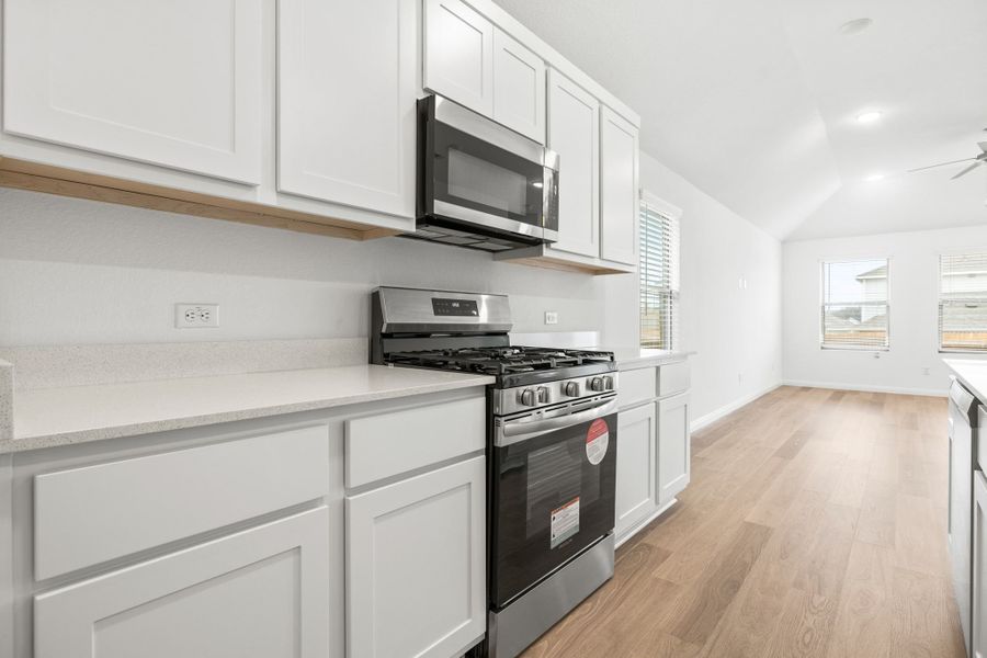 Furnished interior view inside a new home in Trinity Ranch, Elgin (Image 10).
