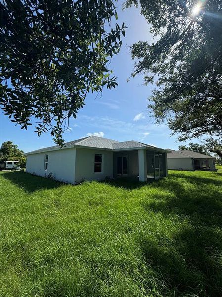 Exterior details and patio area of a home in , Punta Gorda (Image 1). Exterior details and patio area of a home in , Punta Gorda (Image 1).