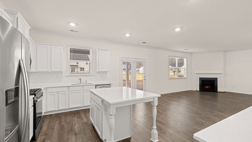 Furnished interior view inside a new home in Independence, Loganville (Image 6). Furnished interior view inside a new home in Independence, Loganville (Image 6).