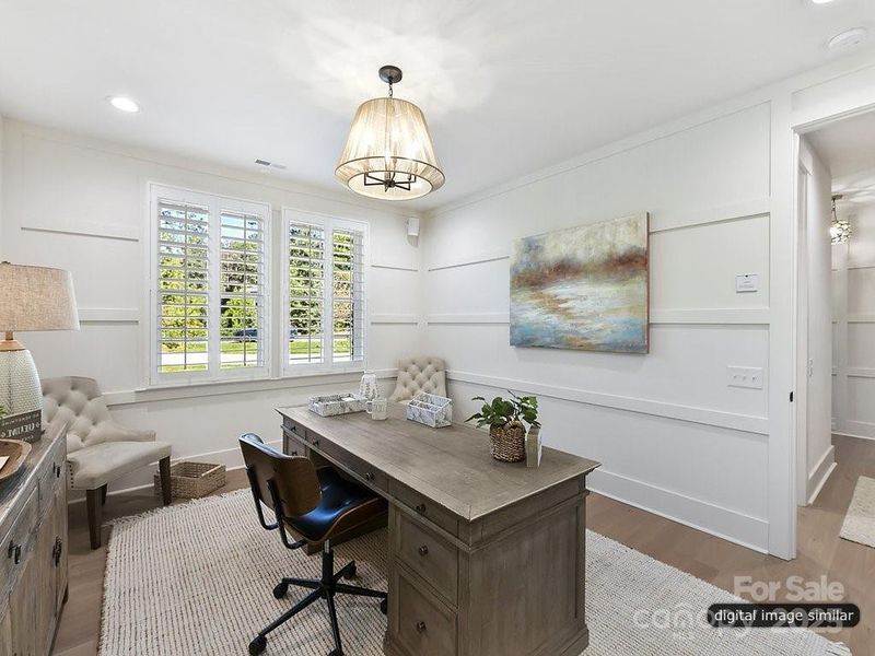 Furnished interior view inside a new home in , Charlotte (Image 17).