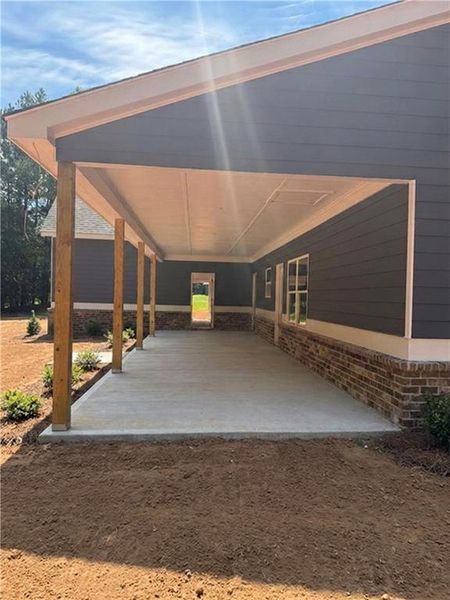 Exterior details and patio area of a home in , Monroe (Image 3).