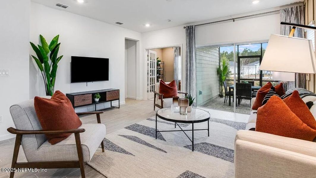 Furnished interior view inside a new home in , St. Johns (Image 6).