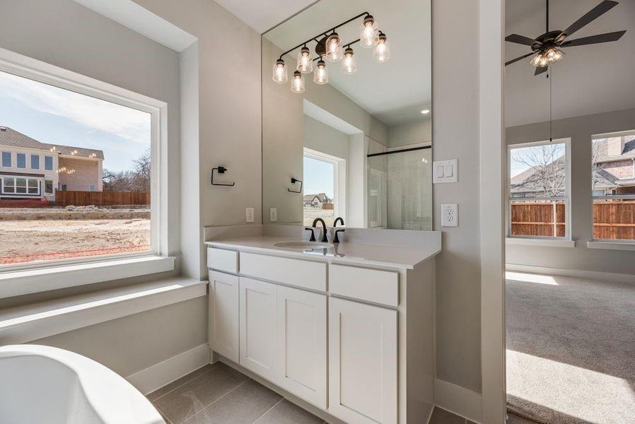 Furnished interior view inside a new home in Providence Cove, McKinney (Image 9).