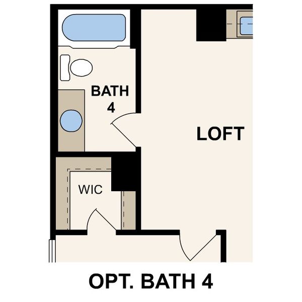 2D floor plan layout for the Park Lane by Century Communities in Liberty Collection at Fulshear Lakes, Fulshear, TX (Image 6).