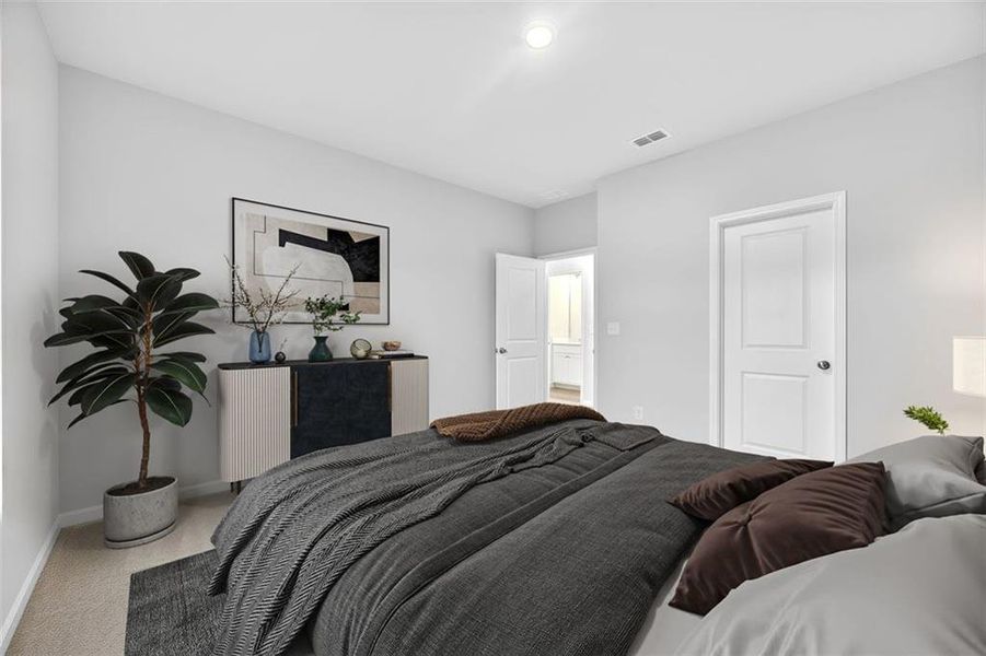 Furnished interior view inside a new home in Bedford Estates, Atlanta (Image 40).