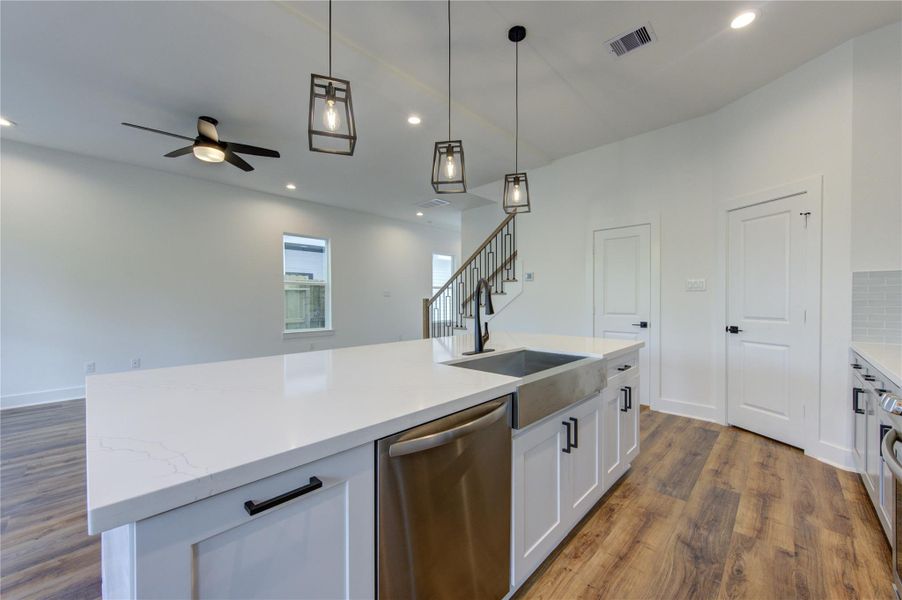 Furnished interior view inside a new home in , Houston (Image 4).
