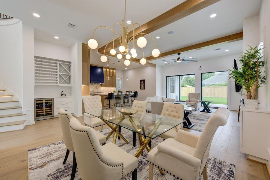 Furnished interior view inside a new home in , Houston (Image 11). Furnished interior view inside a new home in , Houston (Image 11).