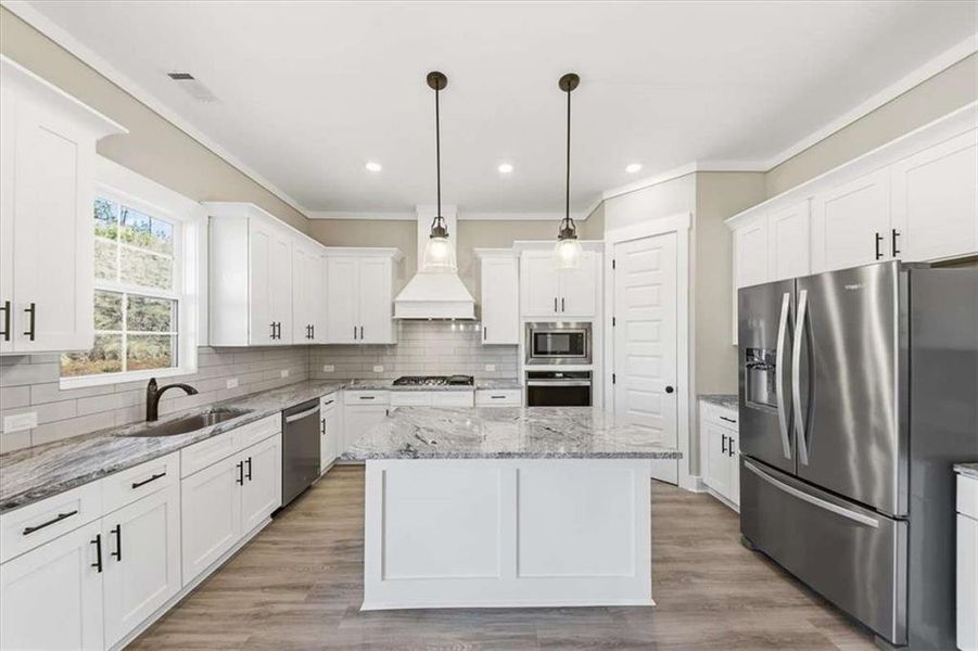 Furnished interior view inside a new home in , Ball Ground (Image 6). Furnished interior view inside a new home in , Ball Ground (Image 6).