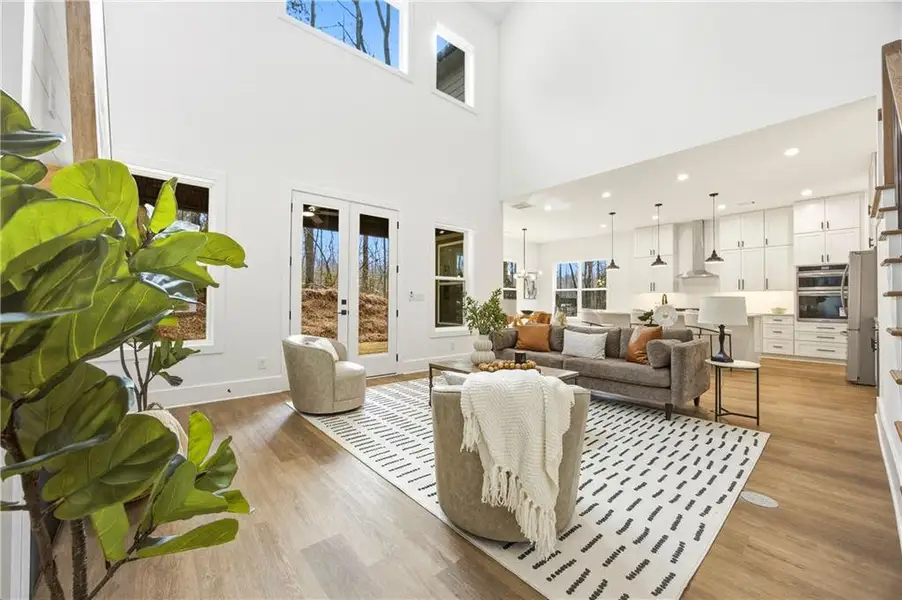 Furnished interior view inside a new home in , Pendergrass (Image 27).