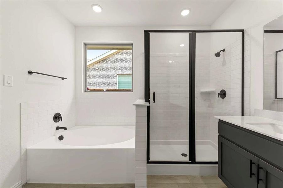 Furnished interior view inside a new home in Brookshire at Legacy Hills, Celina (Image 12).