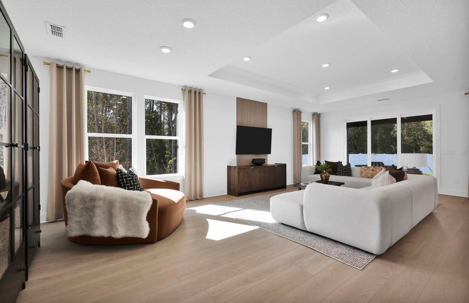 Representative furnished interior of a home built from the Mystique by Pulte Homes in Murray Farms, Middleburg (Image 7).