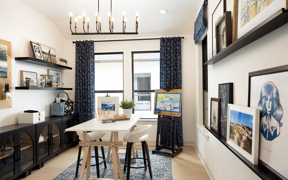 Furnished interior view inside a new home in Midline, Webster (Image 4).