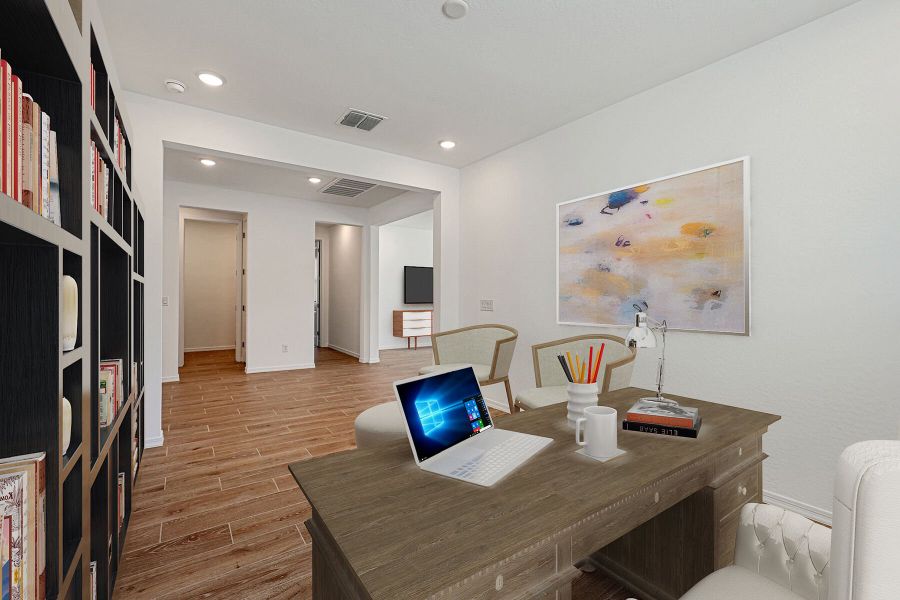 Representative furnished interior of a home built from the Harbor by Mattamy Homes in Empire Pointe, Queen Creek (Image 10).