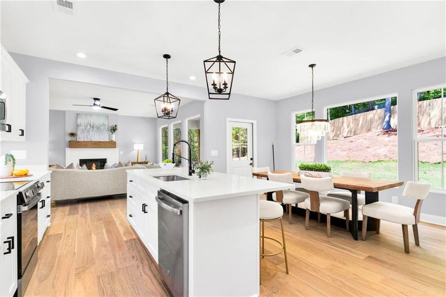 Furnished interior view inside a new home in , Gainesville (Image 12).