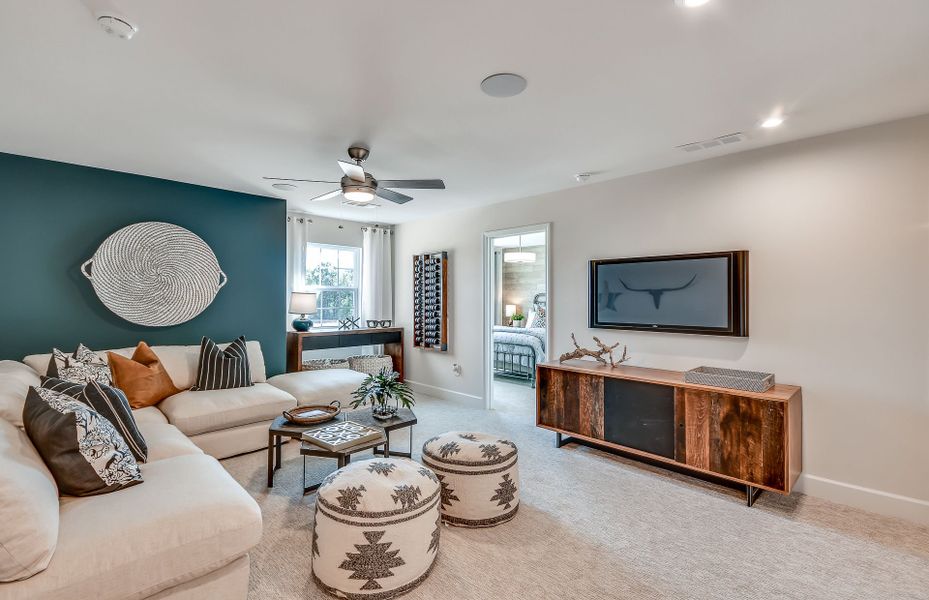 Furnished interior view inside a new home in Rose Creek, Cumming (Image 7).