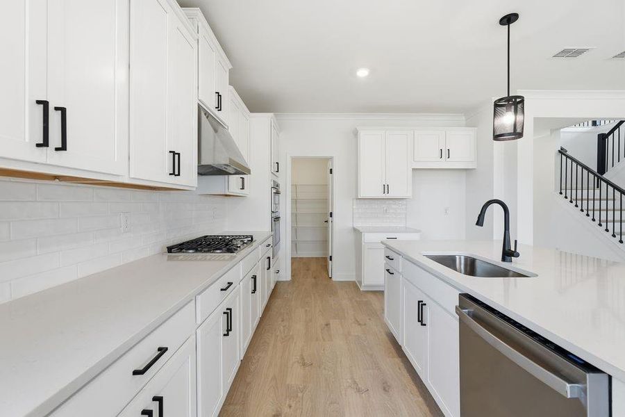 Furnished interior view inside a new home in Reserve at Hickory Walk, Kennesaw (Image 7). Furnished interior view inside a new home in Reserve at Hickory Walk, Kennesaw (Image 7).