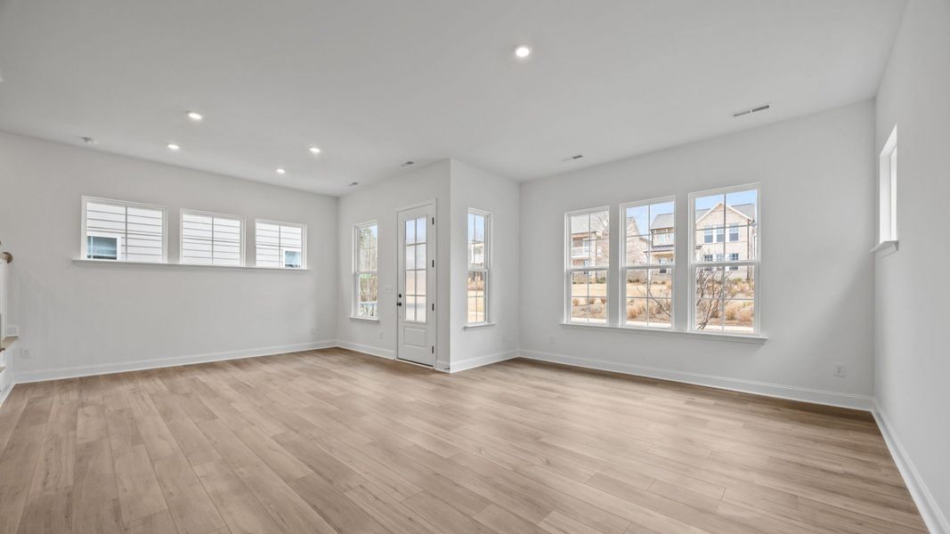 The Brentwood by DRB Homes at Miller Farm in Charlotte NC - Living Area