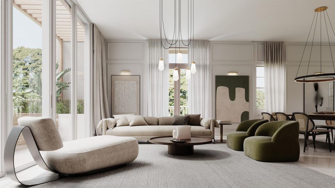 Furnished interior view inside a new home in , Delray Beach (Image 20). Furnished interior view inside a new home in , Delray Beach (Image 20).