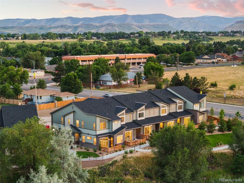 Front exterior of a new home in , Arvada, CO, highlighting curb appeal (Image 22).