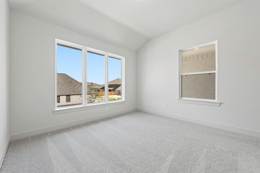 Spacious, unfurnished interior of a new home in Bridgeland, Cypress (Image 17).