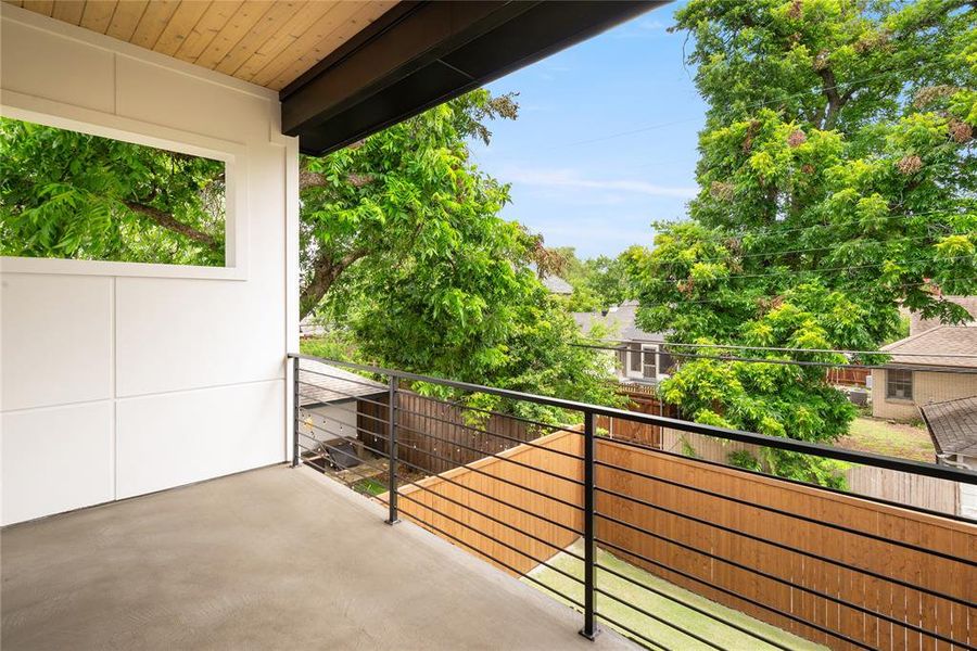 Exterior details and patio area of a home in , Dallas (Image 3). Exterior details and patio area of a home in , Dallas (Image 3).