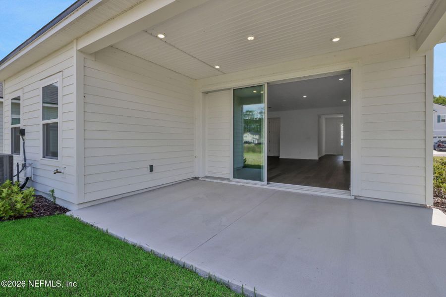 Exterior details and patio area of a home in TrailMark, St. Augustine (Image 3). Exterior details and patio area of a home in TrailMark, St. Augustine (Image 3).