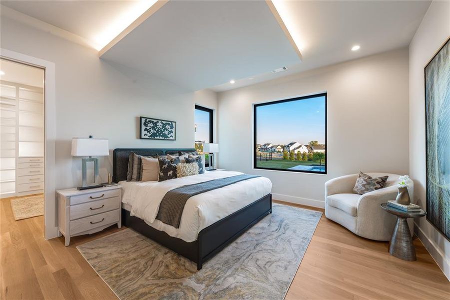 Furnished interior view inside a new home in , Heath (Image 25).