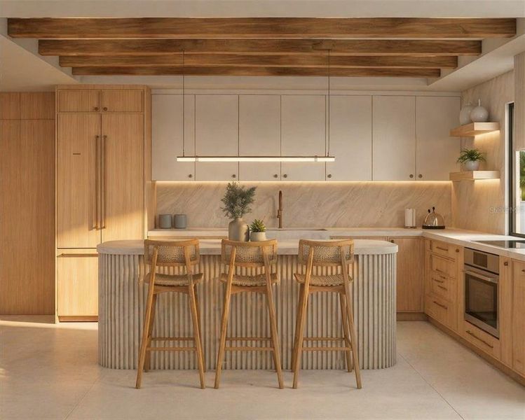 Furnished interior view inside a new home in , Sarasota (Image 13).