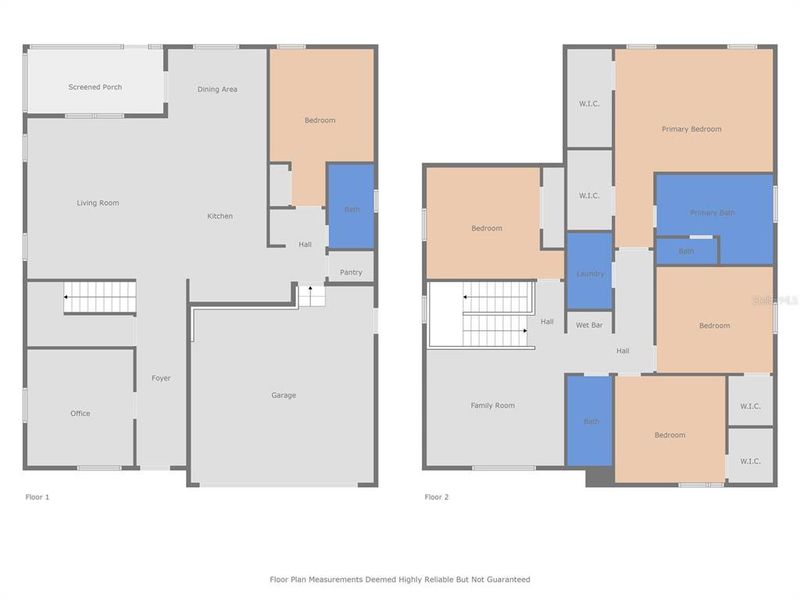 2D floor plan layout of this home in , Tampa, FL (Image 5).