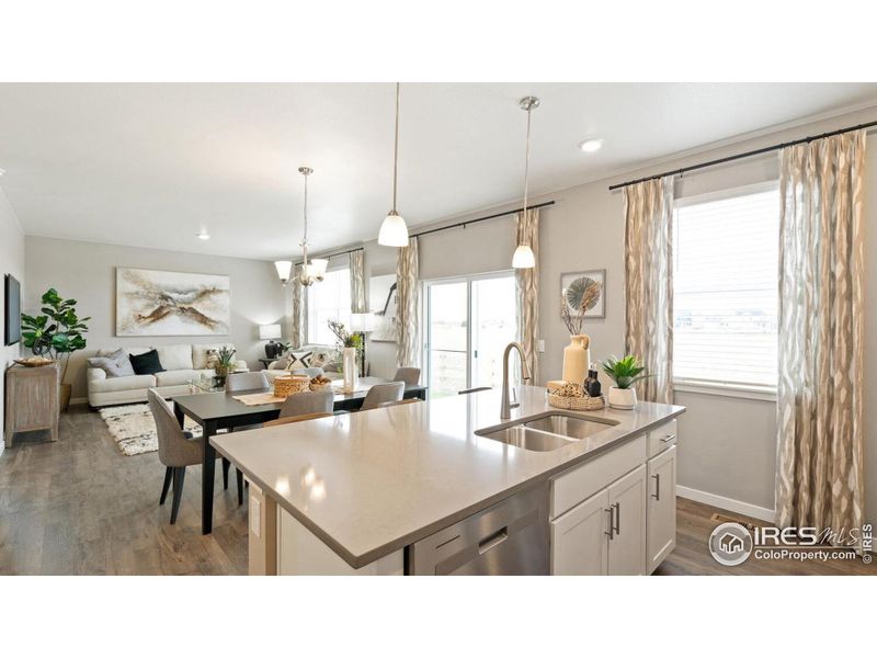 Furnished interior view inside a new home in Westgate, Greeley (Image 18).