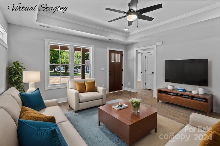 Living Room - Virtually Staged