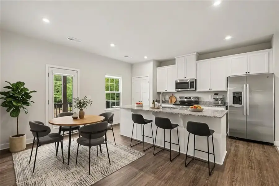 Furnished interior view inside a new home in , Lawrenceville (Image 9).