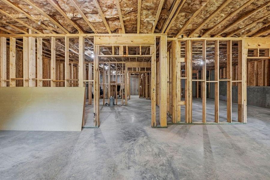 In-progress construction of a new home in , Marietta, GA (Image 33).