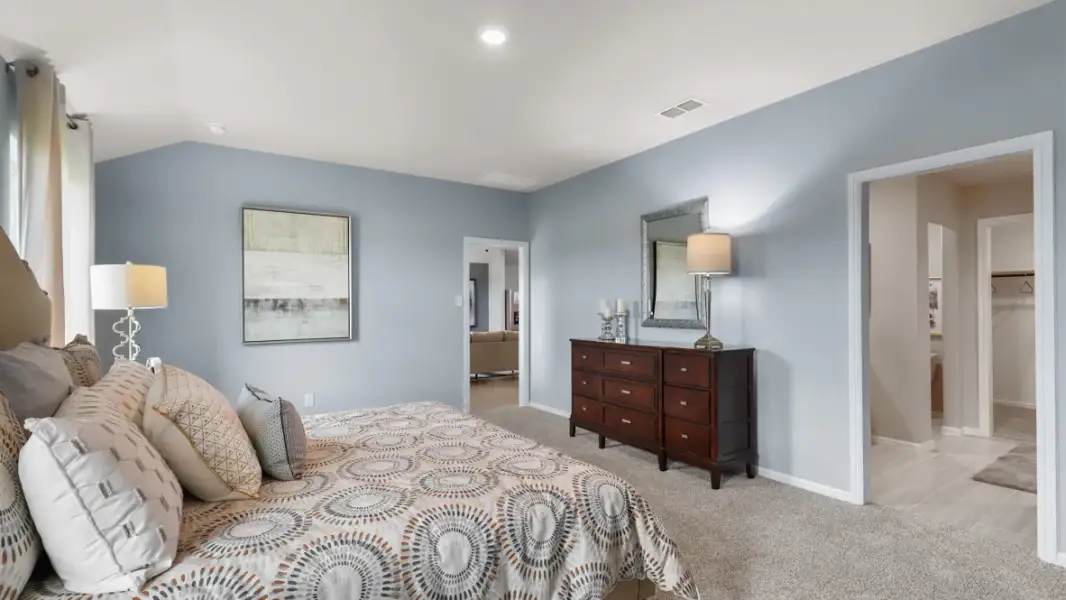 Furnished interior view inside a new home in Rosewood at Beltmill, Fort Worth (Image 23).