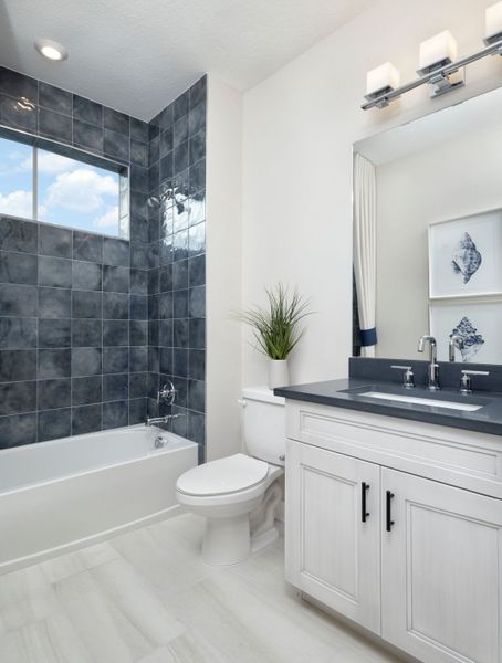 Representative furnished interior of a home built from the Seaside by Mattamy Homes in Newfield, Palm City (Image 23).