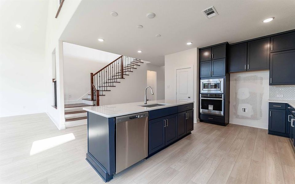 Furnished interior view inside a new home in La Terra, Celina (Image 2). Furnished interior view inside a new home in La Terra, Celina (Image 2).
