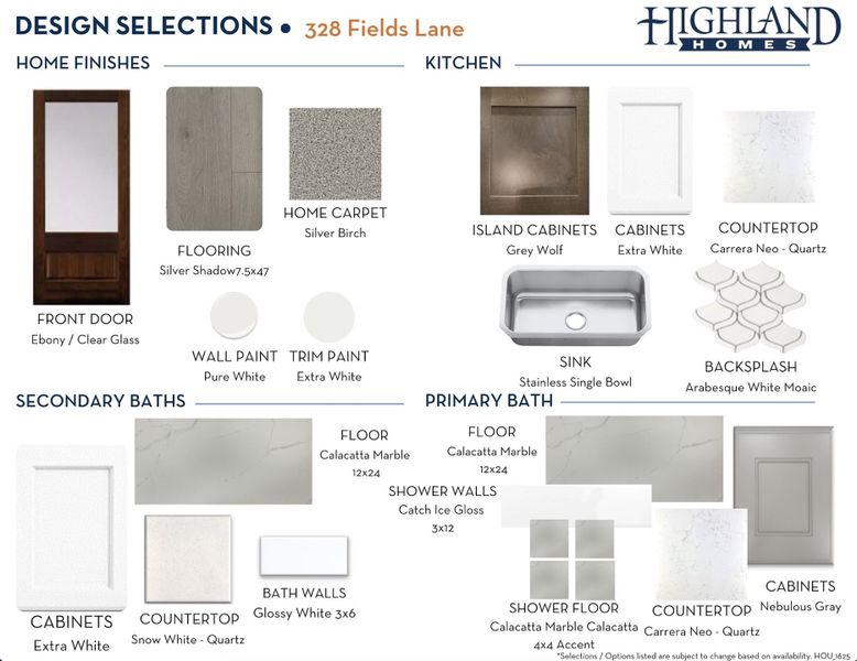 Sample of building materials used in homes in Woodforest Townhomes: Townhomes: The Villas, Montgomery (Image 27).