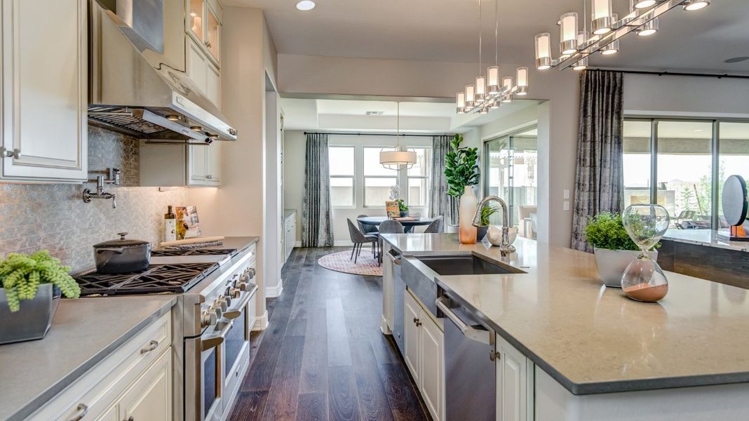 Furnished interior view inside a new home in Elegance at Eastmark, Mesa (Image 42).