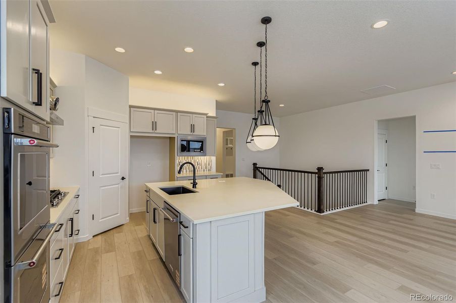 Furnished interior view inside a new home in Hilltop 55+ at Inspiration 55s, Aurora (Image 7).