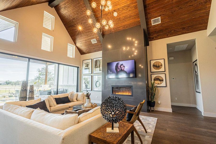 Furnished interior view inside a new home in North Haven, Liberty Hill (Image 12).