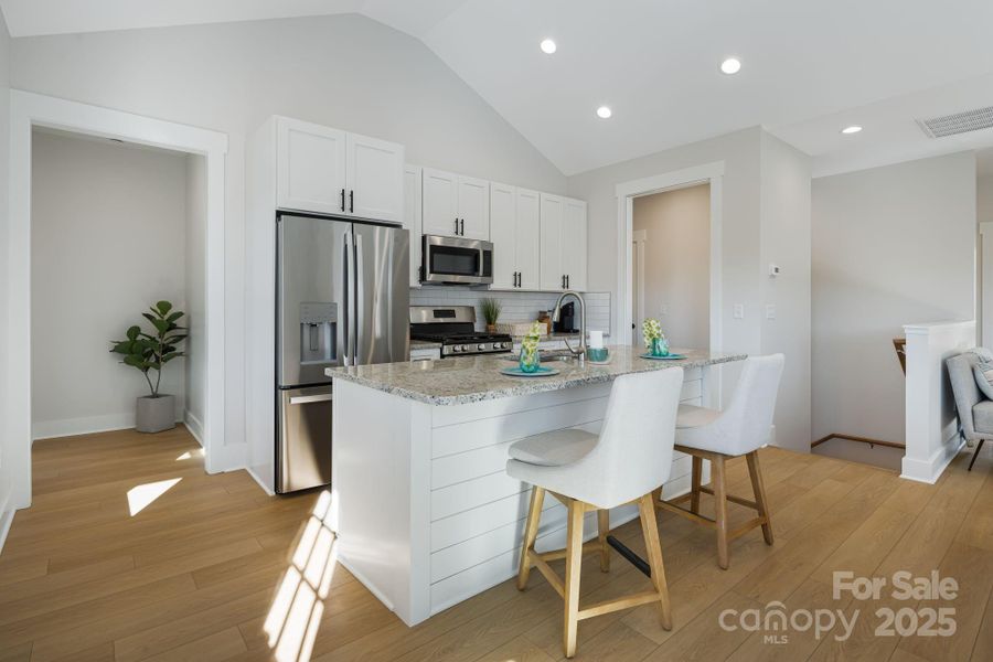 Furnished interior view inside a new home in , Weaverville (Image 29).