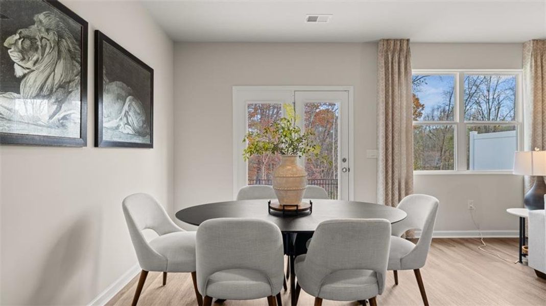 Furnished interior view inside a new home in Echo Glen, Stockbridge (Image 14).
