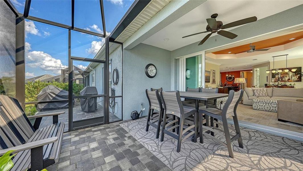 Exterior details and patio area of a home in , Sarasota (Image 21).