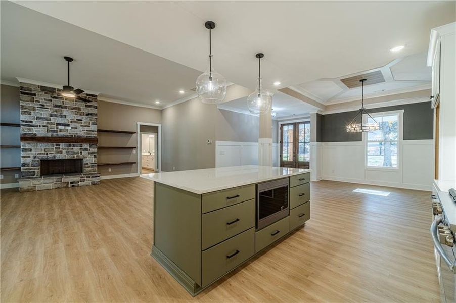 Furnished interior view inside a new home in , Monroe (Image 16).