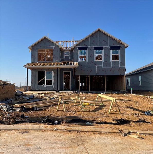 In-progress construction of a new home in Sanford Farms, Waller, TX (Image 24).